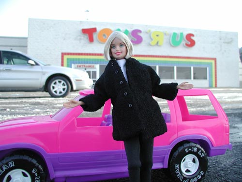 Barbie Outside of ToyRus