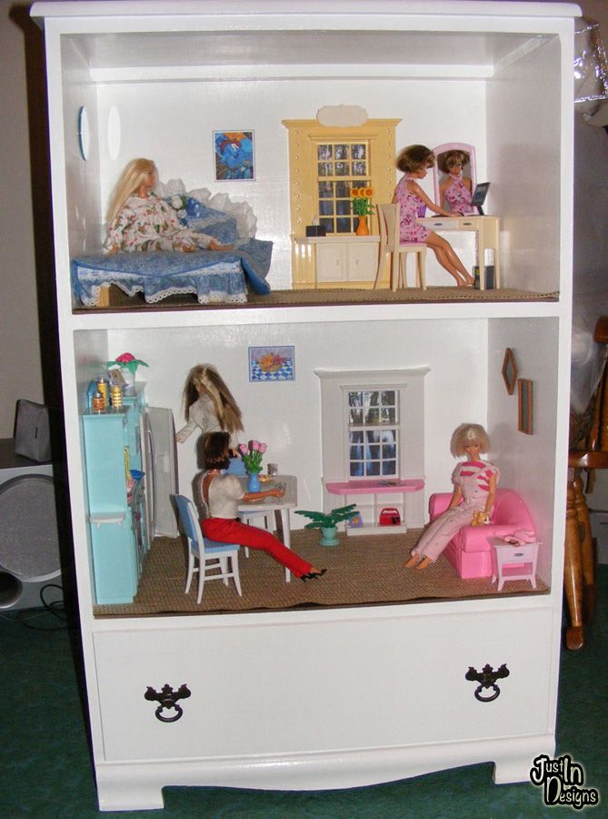 Barbie Doll House Out of a Dresser